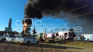 INCENDIO TOMA CLANDESTINA . ACATZINGO