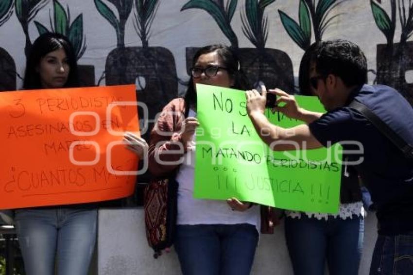 MANIFESTACIÓN POR PERIODISTAS ASESINADOS