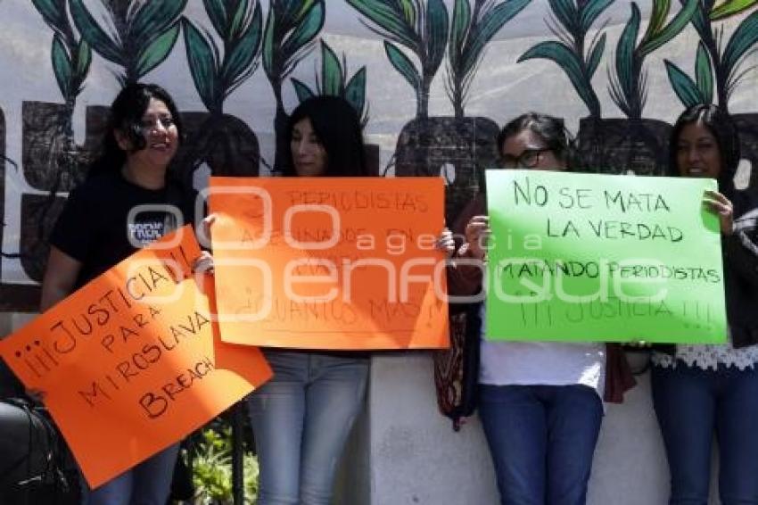 MANIFESTACIÓN POR PERIODISTAS ASESINADOS