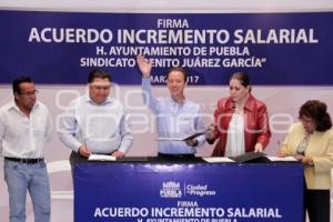 LUIS BANCK . INCREMENTO SALARIAL