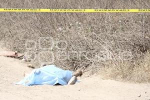 TEHUACÁN . ENCUENTRAN HOMBRE MUERTO