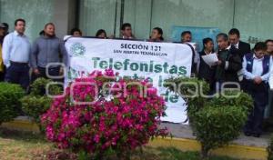 MANIFESTACIÓN TELEFONISTAS . TEXMELUCAN