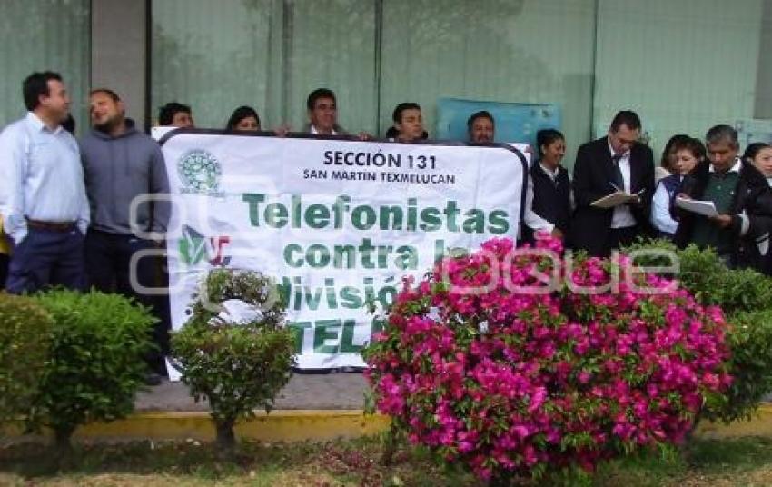 MANIFESTACIÓN TELEFONISTAS . TEXMELUCAN