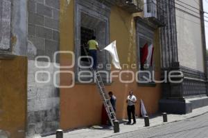 PREPARATIVOS VIACRUCIS SEMANA SANTA