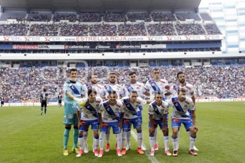 FÚTBOL . CLUB PUEBLA VS CRUZ AZUL