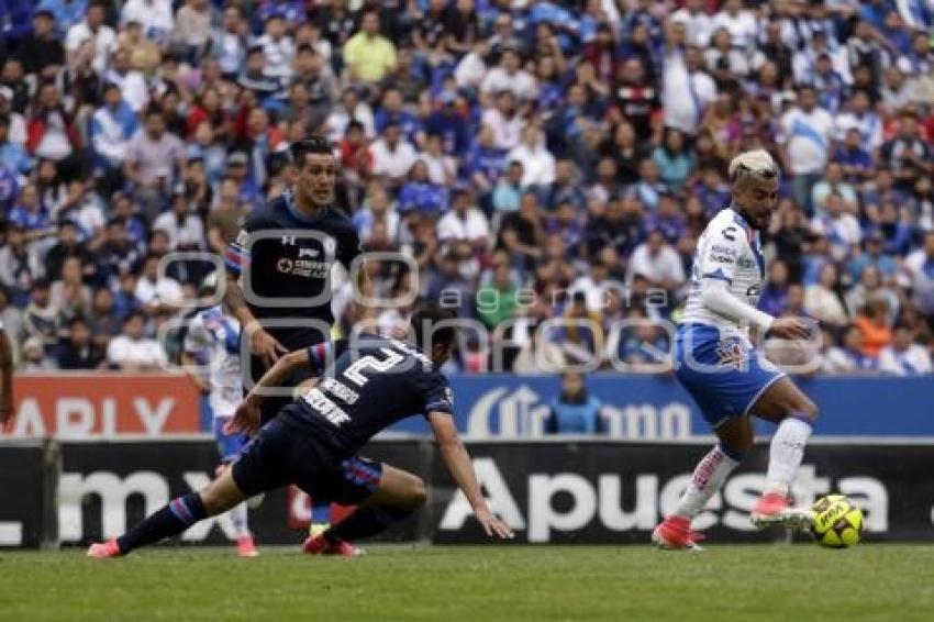 FÚTBOL . CLUB PUEBLA VS CRUZ AZUL