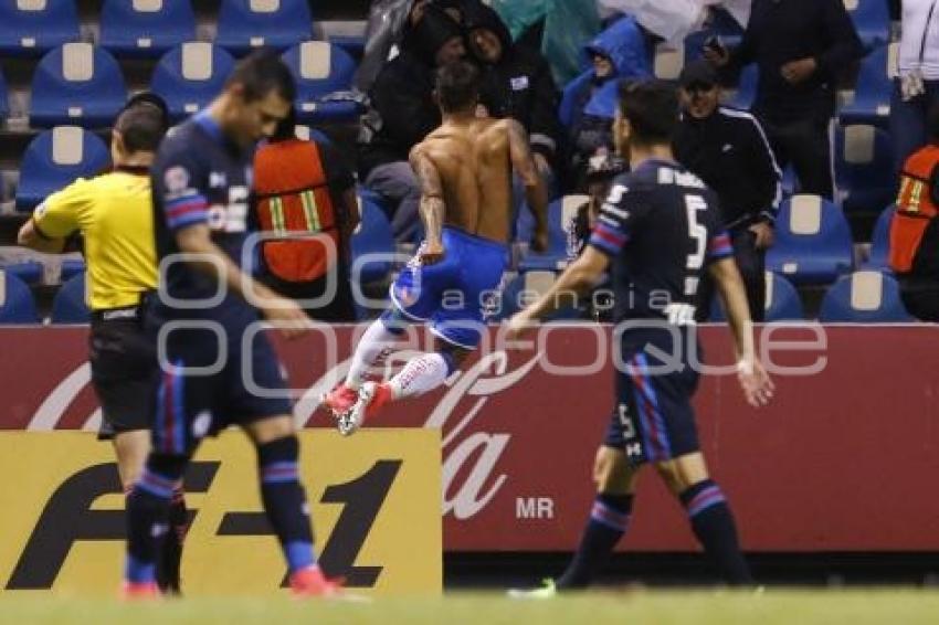 FÚTBOL . CLUB PUEBLA VS CRUZ AZUL