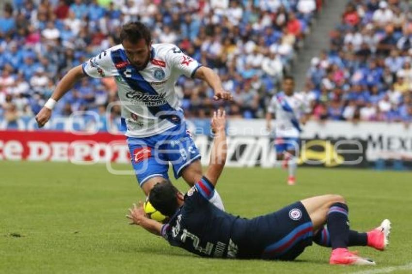 FÚTBOL . CLUB PUEBLA VS CRUZ AZUL