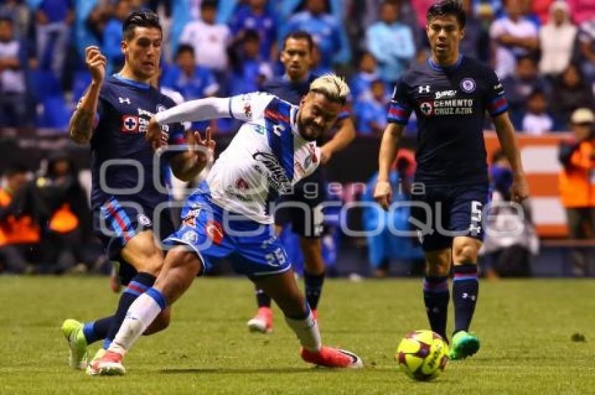 FÚTBOL . CLUB PUEBLA VS CRUZ AZUL