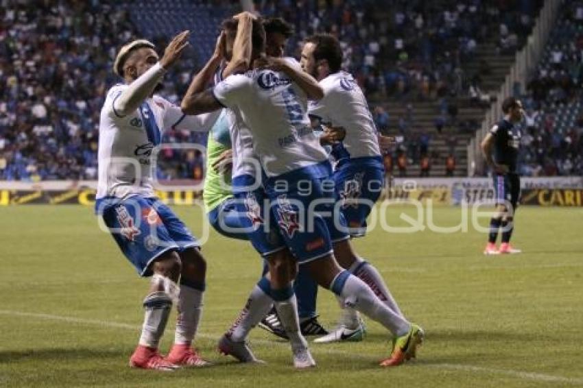 FÚTBOL . CLUB PUEBLA VS CRUZ AZUL