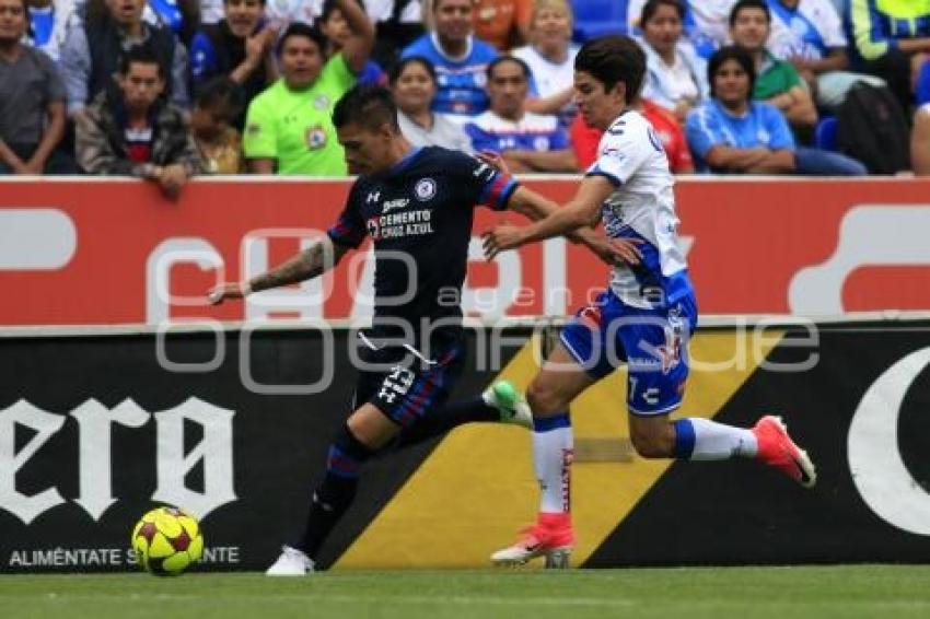 FÚTBOL . CLUB PUEBLA VS CRUZ AZUL