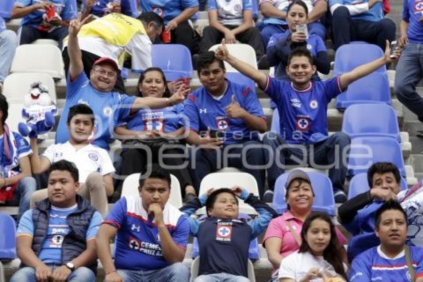 FÚTBOL . CLUB PUEBLA VS CRUZ AZUL