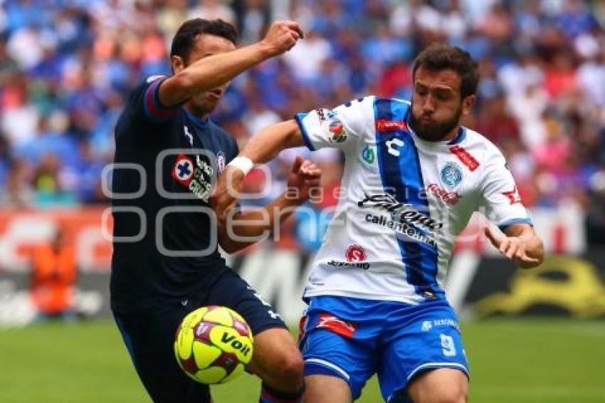 FÚTBOL . CLUB PUEBLA VS CRUZ AZUL