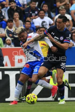 FÚTBOL . CLUB PUEBLA VS CRUZ AZUL 
