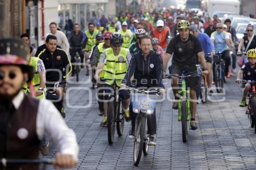 RODADA CONMEMORATIVA CREACIÓN DE LA BICICLETA