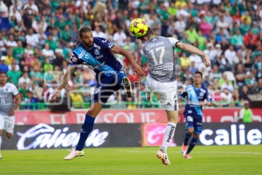 FÚTBOL . LEÓN VS CLUB PUEBLA