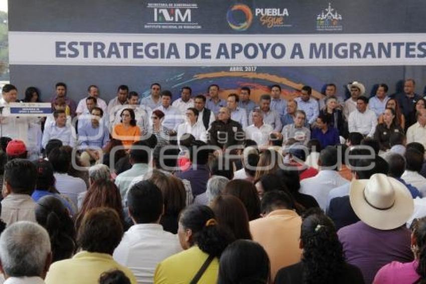 ESTRATEGIA DE APOYO A MIGRANTES