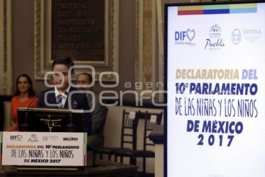 DECLARATORIA PARLAMENTO DE NIÑOS Y NIÑAS