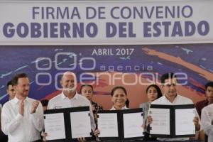 FIRMA DE CONVENIO IMJUVE Y GOBIERNO ESTATAL