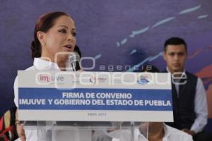 FIRMA DE CONVENIO IMJUVE Y GOBIERNO ESTATAL