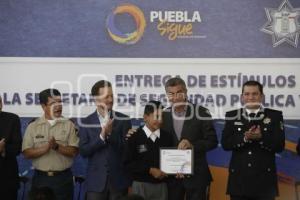 SEGURIDAD . ENTREGA DE ESTÍMULOS