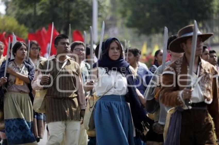 ENSAYO DESFILE 5 DE MAYO