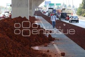 AUTOPISTA . REMOCIÓN DE CICLOPISTA