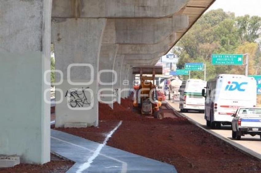 AUTOPISTA . REMOCIÓN DE CICLOPISTA