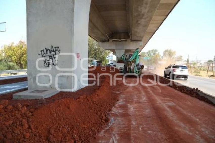 AUTOPISTA . REMOCIÓN DE CICLOPISTA