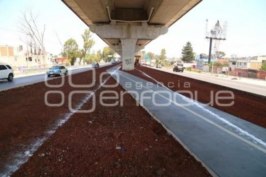 AUTOPISTA . REMOCIÓN DE CICLOPISTA