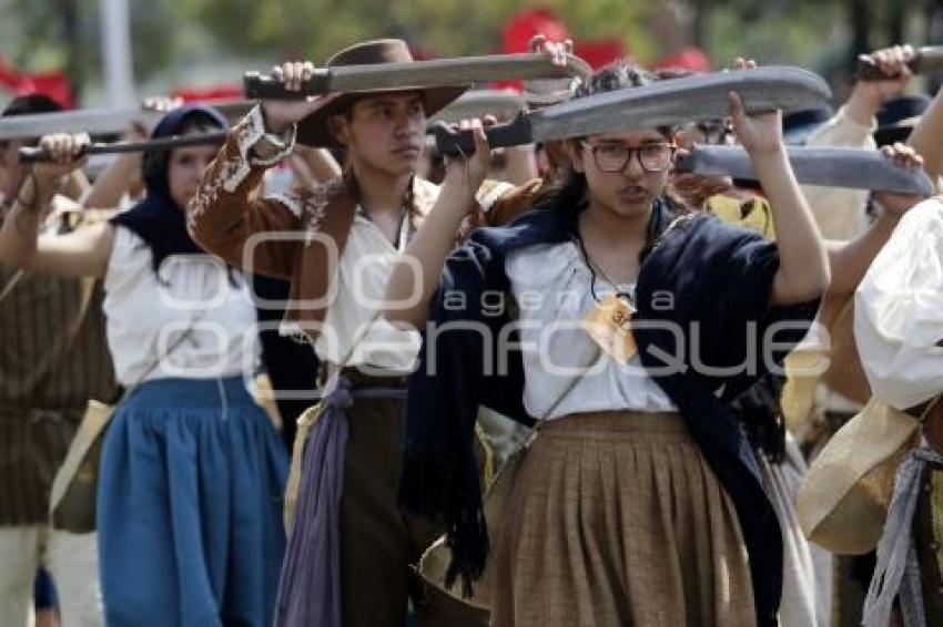 ENSAYO DESFILE 5 DE MAYO