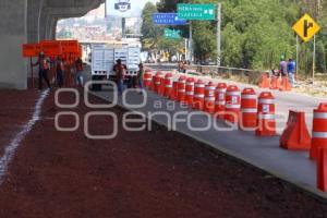 AUTOPISTA . REMOCIÓN DE CICLOPISTA