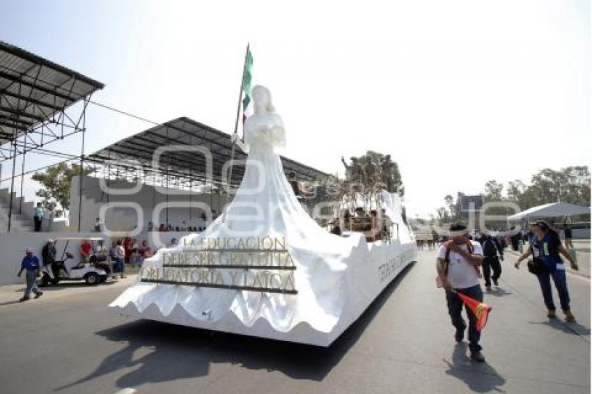 ENSAYO DESFILE 5 DE MAYO