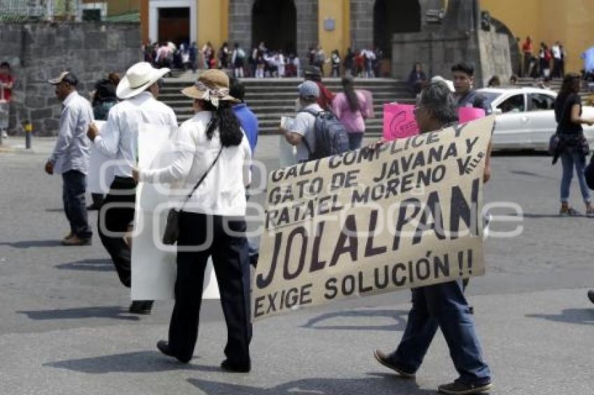 MANIFESTACIÓN JOLALPAN