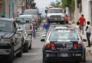 PROTESTA VECINOS . TEHUACÁN