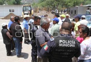 PROTESTA VECINOS . TEHUACÁN