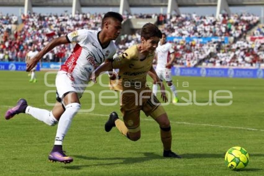 FÚTBOL . LOBOS VS DORADOS