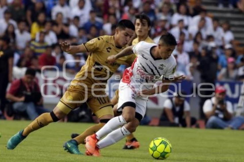 FÚTBOL . LOBOS VS DORADOS