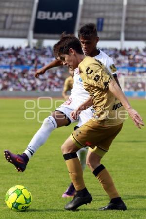 FÚTBOL . LOBOS VS DORADOS