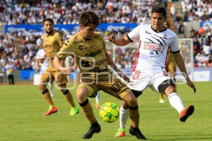 FÚTBOL . LOBOS VS DORADOS