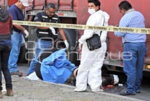 MOTOCICLISTA ATROPELLADO . PARQUE FINSA