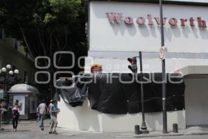 CLAUSURAN OBRAS DE WOOLWORTH