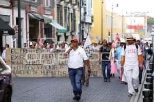 MANIFESTACIÓN . FRENTE DE COLONOS 8 DE JUNIO