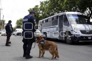 OPERATIVO CANINO EN TRANSPORTE PÚBLICO