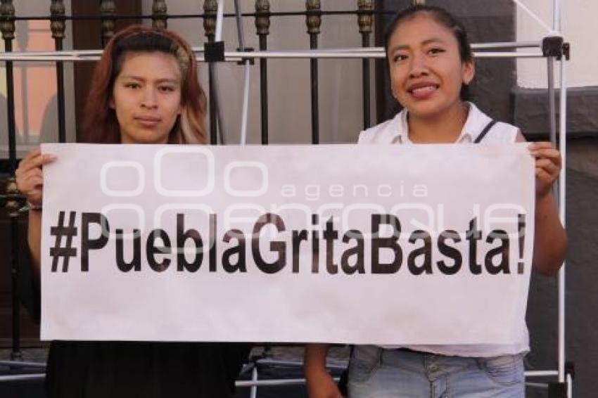 PUEBLA GRITA BASTA