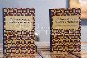 LIBRO . CULTURA DE PAZ PALABRA Y MEMORIA