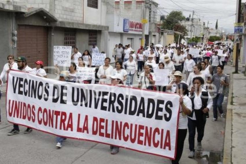 MARCHA VECINOS UNIVERSIDADES