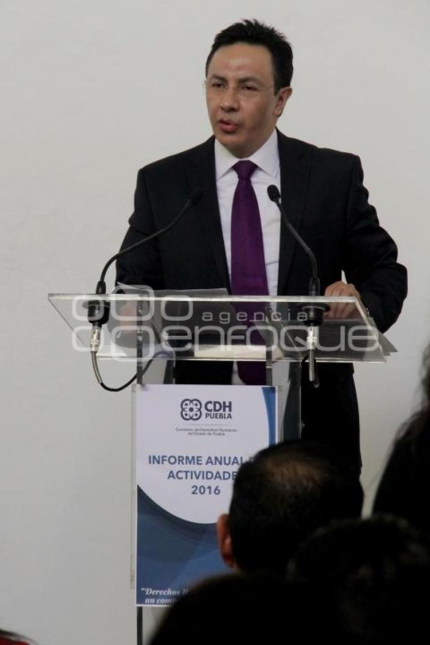 CDH PUEBLA . INFORME ADOLFO LÓPEZ BADILLO