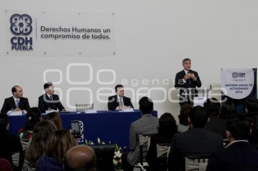 CDH PUEBLA . INFORME ADOLFO LÓPEZ BADILLO