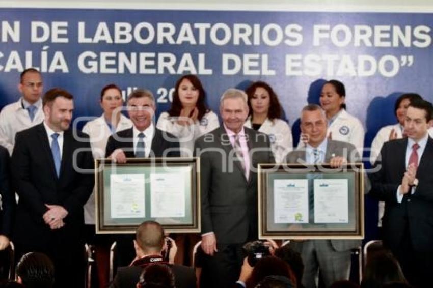 FISCALÍA . CERTIFICACIÓN DE LABORATORIOS